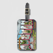 レトロオースティンテキサス州 ラゲッジタグ (正面縦)