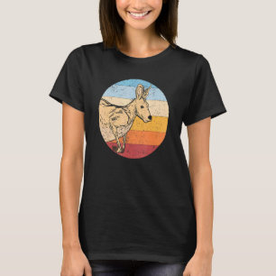 レトロオーストラリアのカンガルー動物園の動物オーストラリアのカンガ Tシャツ