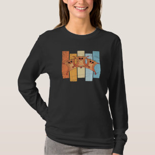 レトロオーストラリア砂糖滑空機動物飼育員オーストラリア Tシャツ