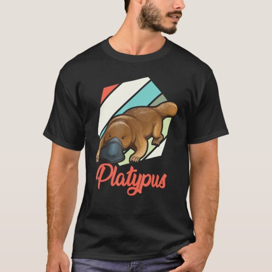 レトロオーストラリア野生動物動物園飼育員オーストラリア Tシャツ (正面)