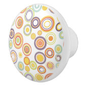 レトロオータムサークル セラミックノブ (右)