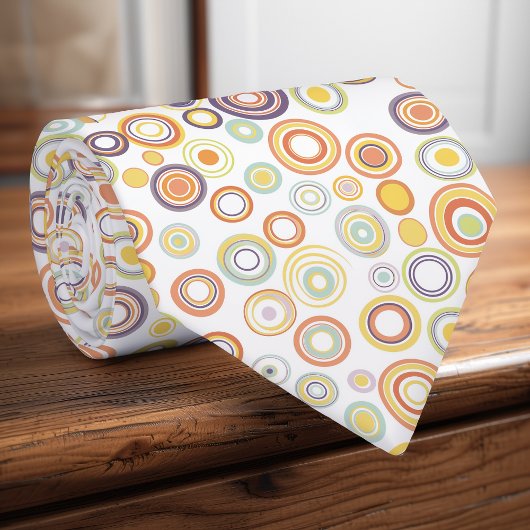 レトロオータムサークル ネクタイ