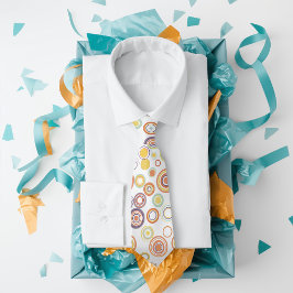 レトロオータムサークル ネクタイ