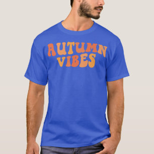 レトロオータムビベス秋ビベスハッピー秋サンクスギフ Tシャツ