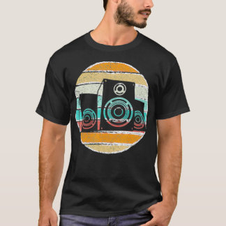 レトロオーディオエンジニアサウンドヴィンテージ音楽プロデューサー Tシャツ
