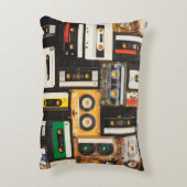 レトロオーディオカセットテープ アクセントクッション (裏面(縦))