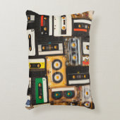 レトロオーディオカセットテープ アクセントクッション (正面(垂直))