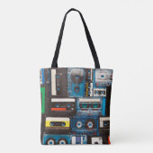 レトロオーディオカセットテープ トートバッグ (裏面)
