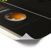 レトロオーディオカセットテープ ポスター (角)