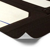 レトロオーディオカセットテープ ポスター (角)