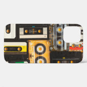 レトロオーディオカセットテープ Case-Mate iPhoneケース (裏面 (横))