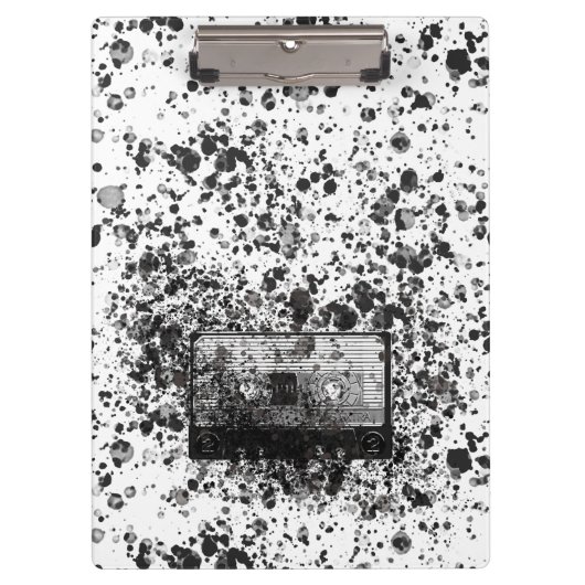 レトロオーディオカセット クリップボード (正面)