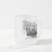 レトロオーディオカセット フロストグラスマグカップ (正面右)