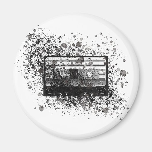 レトロオーディオカセット マグネット (正面)