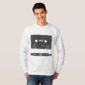レトロオーディオカセット Tシャツ (正面フル)