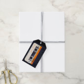 レトロオーディオタペ50歳の誕生日サンキューギフトラベル ギフトタグ (より糸付き)