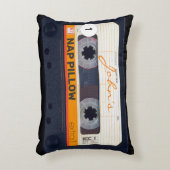 レトロオーディオテープパーソナライズされたカセット80sアクセントP アクセントクッション (正面(垂直))