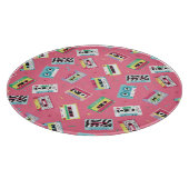 レトロオーディオテープ： 80sスタイル。 カッティングボード (角)