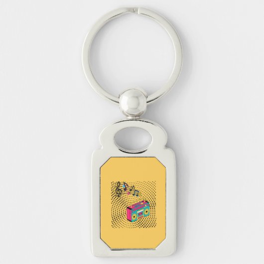 レトロオーディオボックス。 キーホルダー (正面)