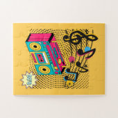 レトロオーディオボックス。 ジグソーパズル (横)