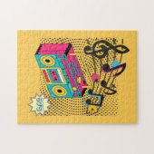 レトロオーディオボックス。 ジグソーパズル (横)