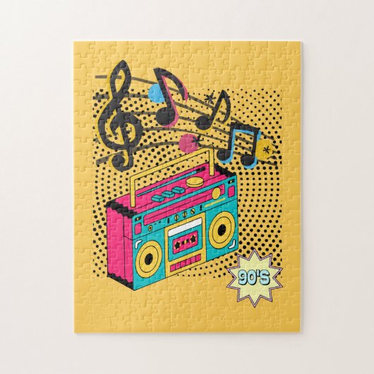 レトロオーディオボックス。 ジグソーパズル (縦)