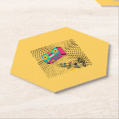 レトロオーディオボックス。 ペーパーコースター (アングル)