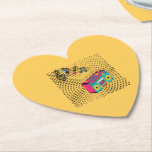 レトロオーディオボックス。 ペーパーコースター (アングル)