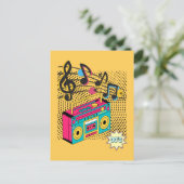 レトロオーディオボックス。 ポストカード (スタンド正面)