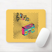 レトロオーディオボックス。 マウスパッド (マウス)