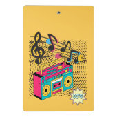 レトロオーディオボックス。 ミニクリップボード (裏面)