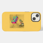 レトロオーディオボックス。 iPhoneケース (裏面横)