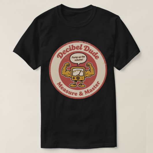 レトロオーディオロジーアート Tシャツ (デザイン正面)