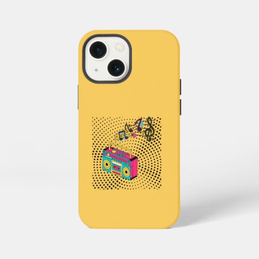 レトロオーディオ・ラジカセ iPhoneケース (裏面)