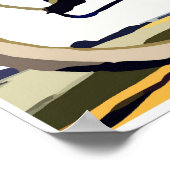 レトロオートバイアートポスター ポスター (角)