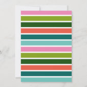 レトロオーナメントうれしそうなタイポグラフィ、クリスマスフォト シーズンカード (裏面)