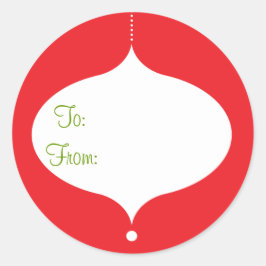 レトロオーナメントギフトシール ラウンドシール