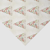 レトロオーナメントクリスマスツリー 薄葉紙 (詳細)