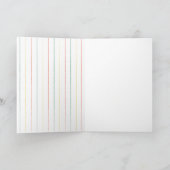 レトロオーナメントホリデーフォトカード シーズンカード (内部)