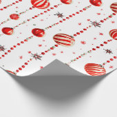 レトロオーナメント及びビーズ包装紙 ラッピングペーパー (角)
