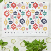 レトロオーナメント キッチンタオル (折り畳み)