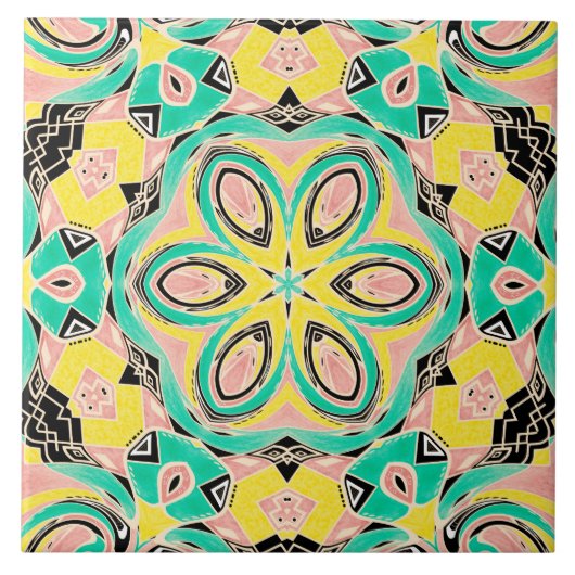 レトロオーナメント タイル (正面)