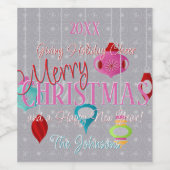 レトロオーナメント ワインラベル (シングルラベル)