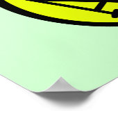 レトロオープンオールナイトダイナーサイン ポスター (角)