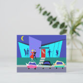 レトロオープンハウスパーティーはがき ポストカード (スタンド正面)