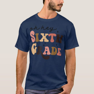 レトロオーヘイ6年生新学期先生St Tシャツ