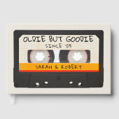 レトロオールドがグッド結婚カセットテープ ゲストブック (正面)