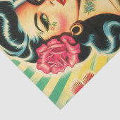 レトロオールドスクールタトゥーピンナップ 薄葉紙 (詳細)