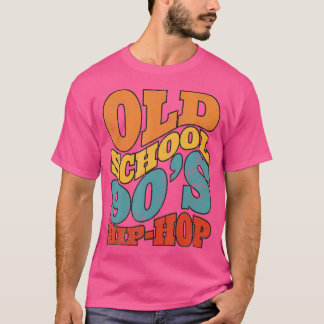 レトロオールドスクールヒップホップ80S 90Sグラフィティ Tシャツ