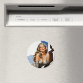 レトロオールドハリウッドビューティフルブロンドウーマン マグネット (インサイチュ (食洗機))